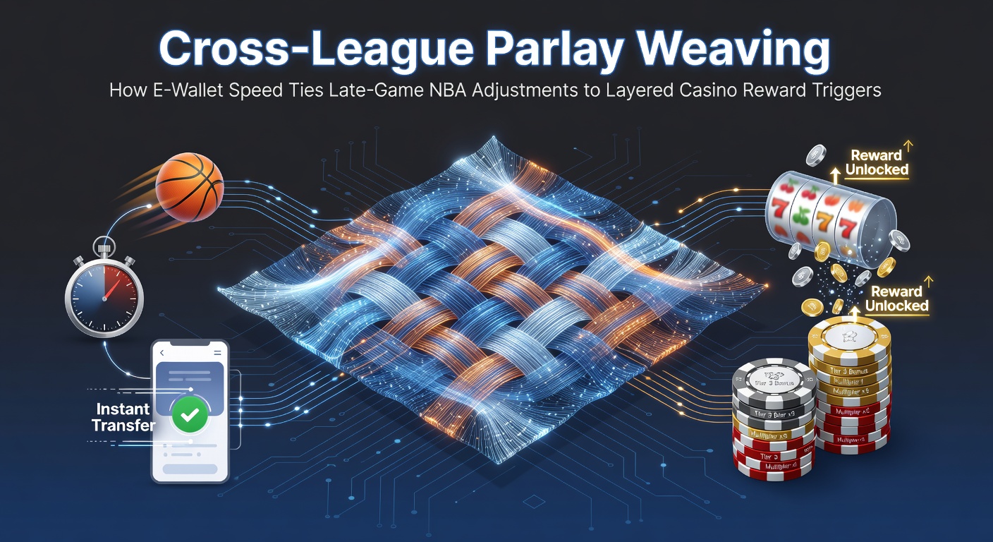 Digital transaction flow connecting NBA live odds adjustments with casino reward layers through e-wallet networks