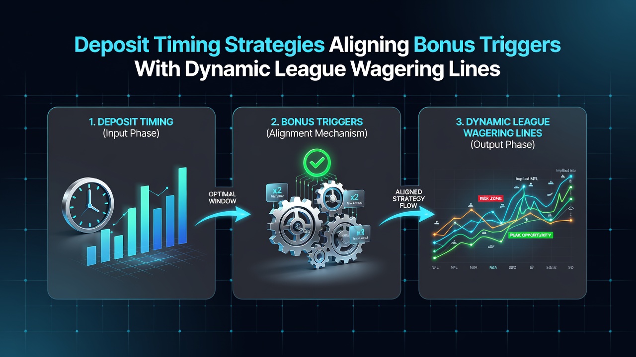 Visual representation of synchronized deposit flows meeting live league odds and promotional triggers