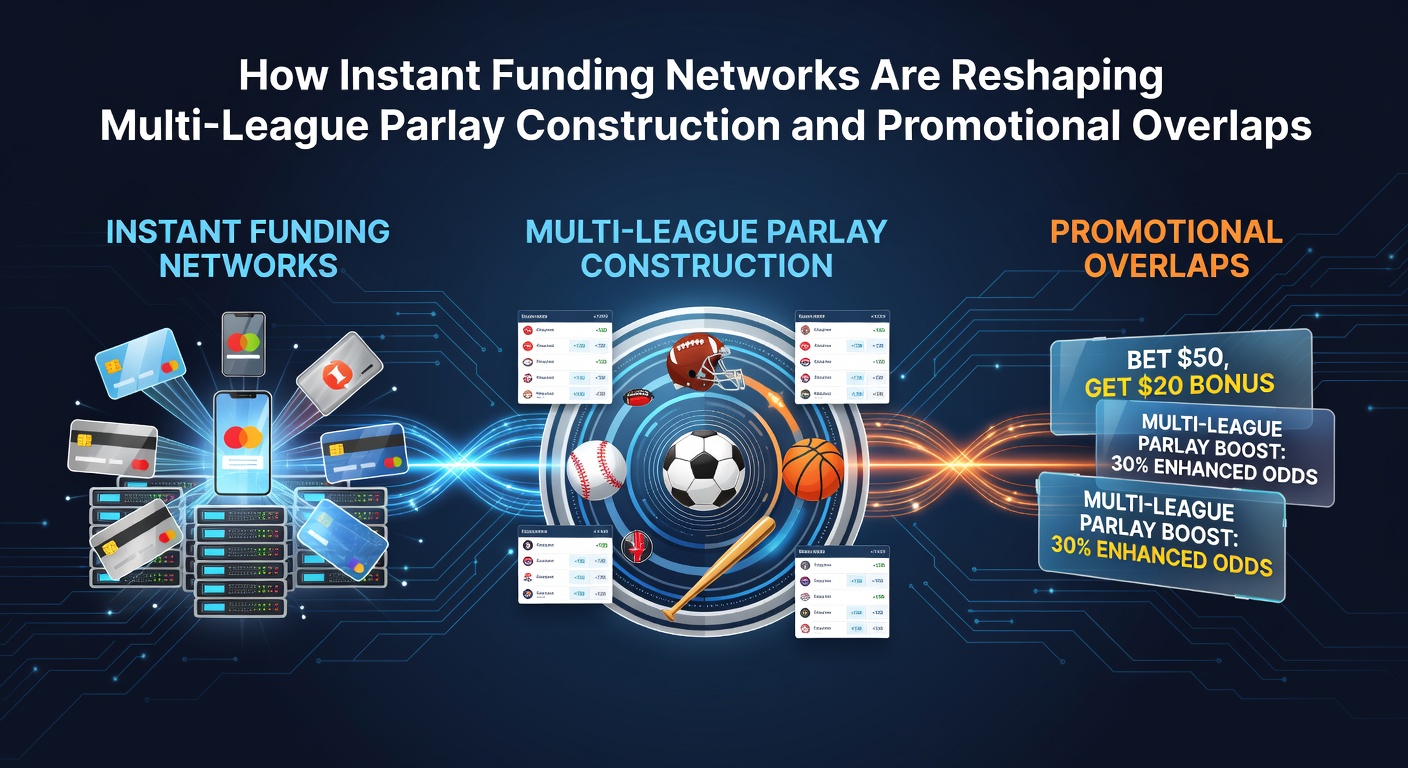 Instant funding networks enabling seamless multi-league parlay construction across sportsbooks and casino platforms