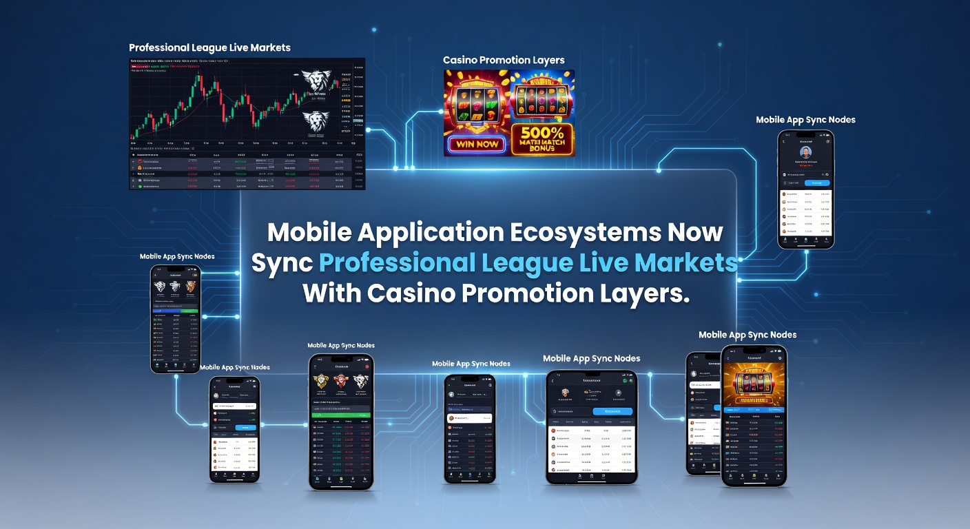 Diagram illustrating wallet transfer flow between live professional league markets and casino promotion layers in mobile apps