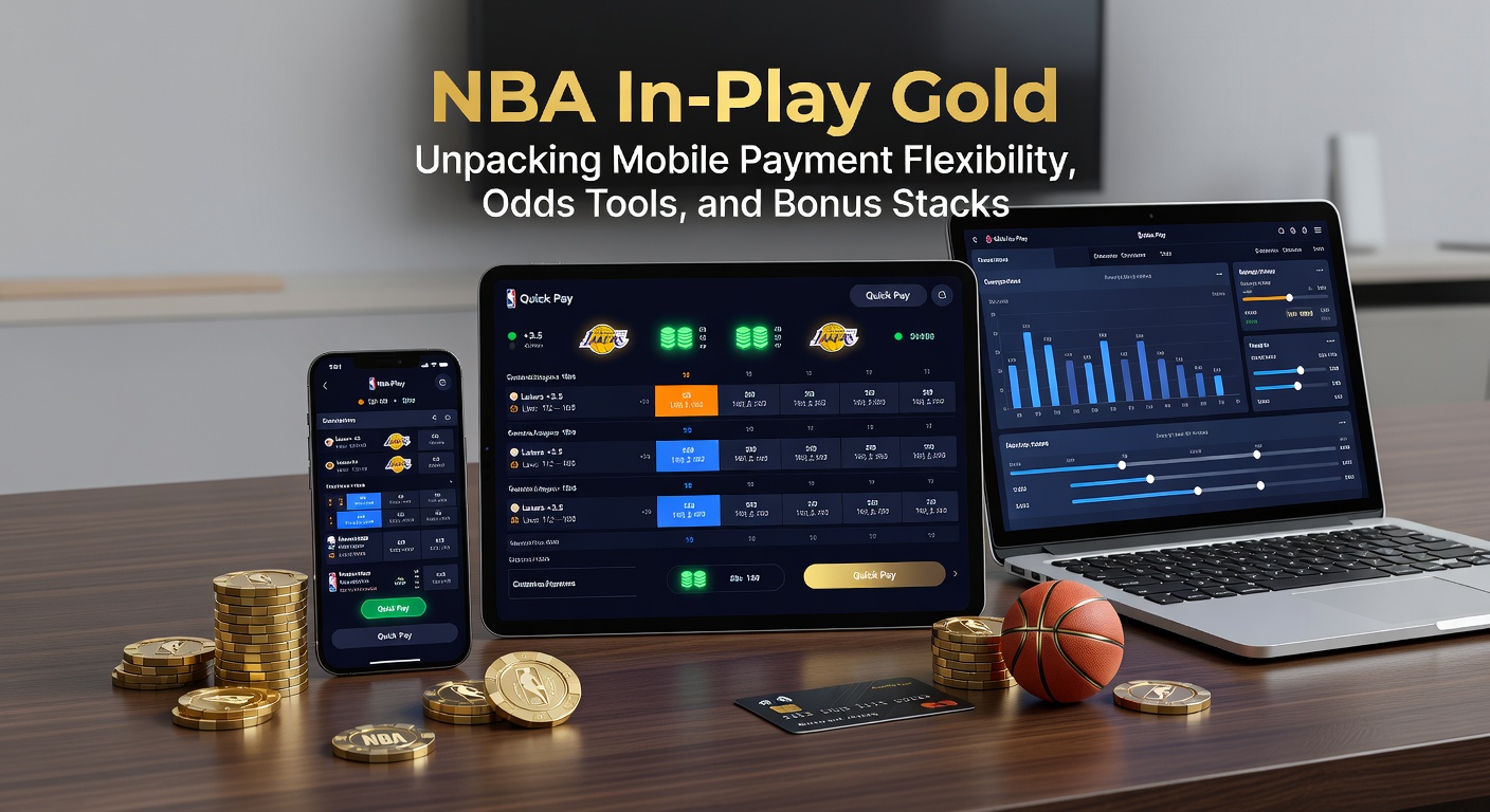 Dynamic NBA in-play betting interface showing live odds updates on a mobile device during a fast-paced game