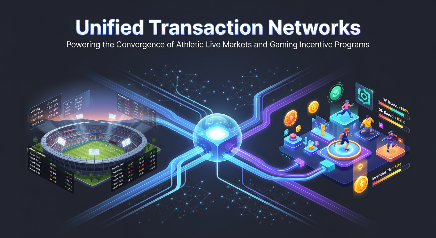 Unified transaction networks connecting live sports betting interfaces with casino reward dashboards on mobile screens