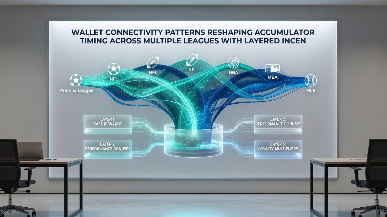 Analytics dashboard showing accumulator timing patterns and incentive layers across NFL NBA and MLB
